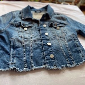 Garage Cropped Jean Jacket